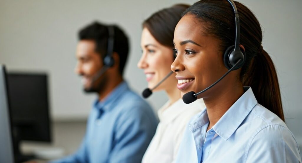 Professional call center representatives at work | Active Calls